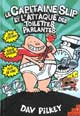 Le capitaine Slip et l'attaque des toilettes parlantes - Auteur : Pilkey Dav - Paru le : 12/09/2001 - Editeur : PETIT MUSC (LES EDITIONS DU) - ISBN : 2-84607-103-9 / Ean 13 : 9782846071031 - Caractéristiques : Broché / 138 pages - Dimensions / poids : 13,1cm x 19,2cm x 0,8cm / 0,135kg - Thème : jeunesse - Thème associé : premières lectures 7-10 ans RESUME : Georges et Harold sont tout excités. L'année dernière, le Festival de l'invention avait été grandiose ! Cette fois, c'est encore mieux. L'heureux gagnant de la palme d'or devient " Directeur d'un jour " ! ! ! Inimaginable ! " OUAH !!!!! dit Georges. Si on réussit et qu'on est directeurs on inventera plein de nouveaux règlements. Tout le collège sera à nos ordres ! - Cette année, c'est sûr, s'exclame Harold. On va rafler la palme d'or. " A ce moment précis, M. Krupp pointe son nez. " Ah, je vous y prends tous les deux. Je suis sûr que vous complotez encore quelque chose ! " - NEUF - EN PARFAIT ETAT - NI OUVERT NI LU Le capitaine Slip et l'attaque des toilettes parlantes - Auteur : Pilkey Dav - Paru le : 12/09/2001 - Editeur : PETIT MUSC (LES EDITIONS DU) - ISBN : 2-84607-103-9 / Ean 13 : 9782846071031 - Caractéristiques : Broché / 138 pages - Dimensions / poids : 13,1cm x 19,2cm x 0,8cm / 0,135kg - Thème : jeunesse - Thème associé : premières lectures 7-10 ans RESUME : Georges et Harold sont tout excités. L'année dernière, le Festival de l'invention avait été grandiose ! Cette fois, c'est encore mieux. L'heureux gagnant de la palme d'or devient " Directeur d'un jour " ! ! ! Inimaginable ! " OUAH !!!!! dit Georges. Si on réussit et qu'on est directeurs on inventera plein de nouveaux règlements. Tout le collège sera à nos ordres ! - Cette année, c'est sûr, s'exclame Harold. On va rafler la palme d'or. " A ce moment précis, M. Krupp pointe son nez. " Ah, je vous y prends tous les deux. Je suis sûr que vous complotez encore quelque chose ! " - NEUF - EN PARFAIT ETAT - NI OUVERT NI LU